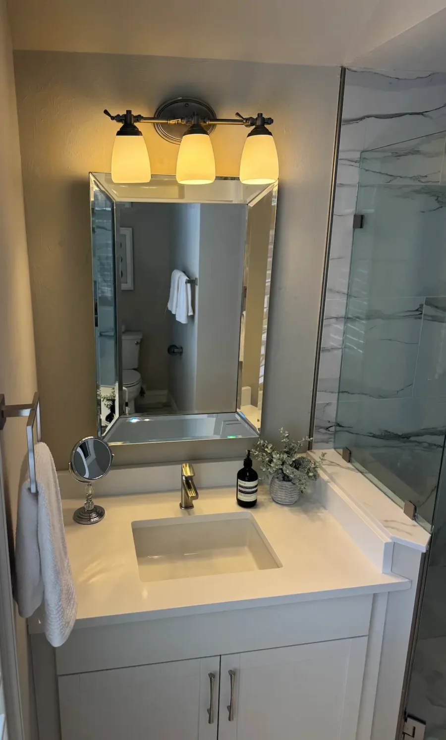 Less is More Technique in the Bathroom